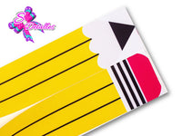 LBP07223 - Listón Impreso de 7,5 cm - Lapiz (Tira de 80 cm)