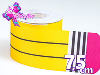LBP07223 - Listón Impreso de 7,5 cm - Lapiz (Tira de 80 cm)