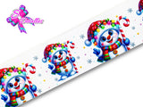 LBP27463 - Listón Estampado de 7,5 cm - Navidad (por metro)