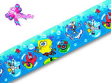 LBP06009 - Listón Estampado de 5,0 cm - Bob Esponja (por metro)