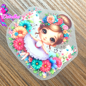 PDTF0011 - Planchable DTF de 6cm x 6cm - Bailarina
