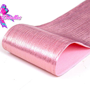 LBM07011 - Listón Metalico de 7,5 cm - Rosado (por metro)