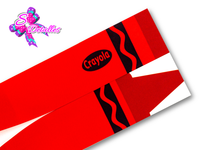 LBP07184 - Listón Impreso de 7,5 cm - Crayola (Tira de 81 cm)