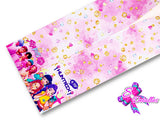 LBP07083 - Listón Estampado de 7,5 cm - Huntrix (Tira de 82 cm)