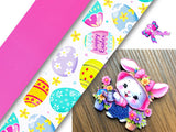 PAQ01197 - 1 Listón Estampado + 1 Listón Unicolor + 1 Shaker Grande para Moño