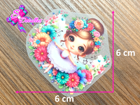 PDTF0011 - Planchable DTF de 6cm x 6cm - Bailarina