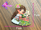 CMS10089 - Shaker de 7cm x 7cm - Muñeca