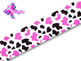 LBP06069 - Listón Estampado de 5,0 cm - Vaca (por metro)