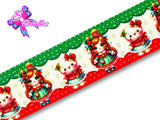 LBP27464 - Listón Estampado de 7,5 cm - Navidad (por metro)
