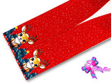 LBP27436 - Listón Estampado de 7,5 cm - Navidad (por metro)