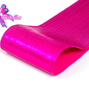 LBM07012 - Listón Metalico de 7,5 cm - Fucsia (por metro)