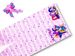 LBP07082 - Listón Estampado de 7,5 cm - Huntrix (Tira)