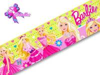 LBP07121 - Listón Impreso de 7,5 cm - Barbie (por metro)