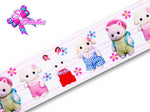 LBP07183 - Listón Estampado de 7,5 cm - Ternurines (por metro)