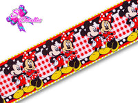 LBP07316 - Listón Impreso de 7,5 cm - Mickey (por metro)