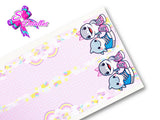 LBP07086 - Listón Estampado de 7,5 cm - Tenis Tralalero (por tira de 89 cm)