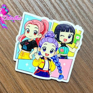 CM00010 - Resina de 5cm x 5cm - Huntrix