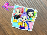 CM00010 - Resina de 5cm x 5cm - Huntrix