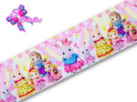 LBP07209 - Listón Estampado de 7,5 cm - Ternurines (por metro)