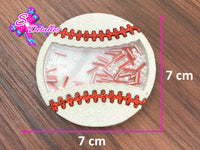 CMS10081 - Shaker de 7cm x 7cm - Baseball