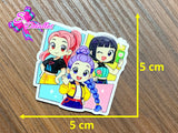 CM00010 - Resina de 5cm x 5cm - Huntrix