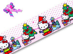 LBP27438 - Listón Estampado de 7,5 cm - Navidad (por metro)
