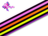 LBP07282 - Listón Estampado de 7,5 cm - Rayas (por metro)