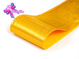 LBM07014 - Listón Metalico de 7,5 cm - Amarillo (por metro)