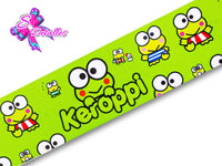 LBP07342 - Listón Impreso de 7,5 cm - Keroppi (por metro)