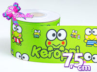 PAQ01156 - 1 Listón Estampado + 1 Listón Unicolor + 1 Shaker Grande para Moño