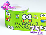 PAQ01156 - 1 Listón Estampado + 1 Listón Unicolor + 1 Shaker Grande para Moño