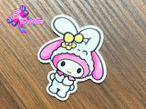 CM00112 - Resina de 5cm x 5cm - My Melody