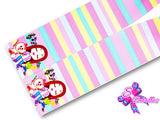 LBP07442 - Listón Estampado de 7,5 cm - Lara Campos (por tira)
