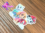 CM00146 - Resina de 4cm x 5cm - Paw Patrol