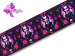 LBP07116 - Listón Estampado de 7,5 cm - Merlina (por metro)