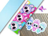 PXQ00629 - 1 Listón Estampado + 1 Listón Unicolor + 1 Resina para Moño
