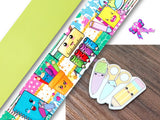 PXQ00402 - 1 Listón Estampado + 1 Listón Unicolor + 1 Resina para Moño