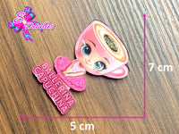 CMS10078 - Shaker de 5cm x 7cm - Ballerina Capuchina