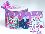 LBP07164 - Listón Estampado de 7,5 cm - Marie (por tira)