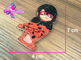 CMS10133 - Shaker de 4cm x 7cm - Lady Bug