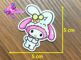 CM00112 - Resina de 5cm x 5cm - My Melody