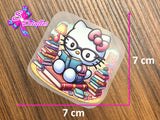 PDTF0055 - Planchable DTF de 7cm x 7cm - Hello Kitty