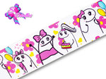 LBP07449 - Listón Impreso de 7,5 cm - Flork (por metro)