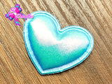 CMS30194 - Vinil de 3cm x 3cm - Corazon Azul