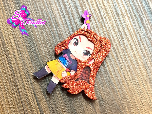 CMS10059 - Shaker de 7cm x 7cm - Huntrix