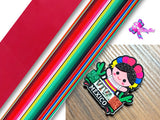 PAQ01207 - 1 Listón Estampado + 1 Listón Unicolor + 1 Shaker Grande para Moño