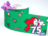 LBP27440 - Listón Estampado de 7,5 cm - Navidad (Tira)