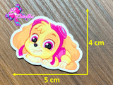 CM00094 - Resina de 5cm x 4cm - Paw Patrol