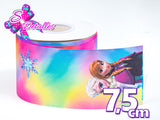 PXQ00448 - 1 Listón Estampado + 1 Listón Unicolor + 1 Resina para Moño