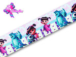 LBP06050 - Listón Estampado de 5,0 cm - Monster Inc (por metro)